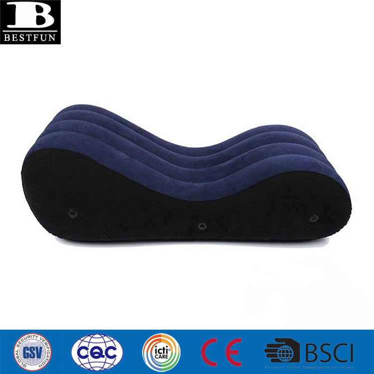 factory flocking inflatable couple sex sofa furniture multi-functional super sex magic cushion ramp body sofa furniture