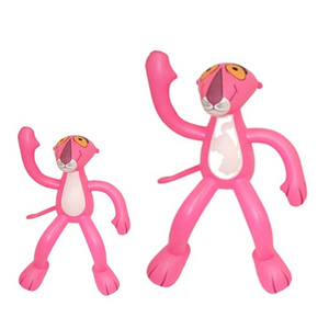 durable plastic gifts cheap pvc inflatable pink panther soft toy small inflatable pvc toy for kids