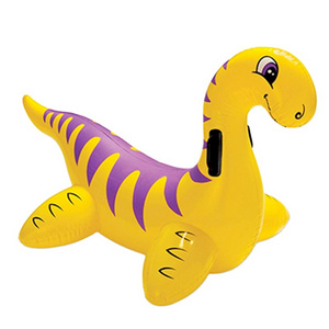 heavy duty PVC large inflatable dinosaur ride on swimming pool lake float seat water games toys for adult and kids ride on