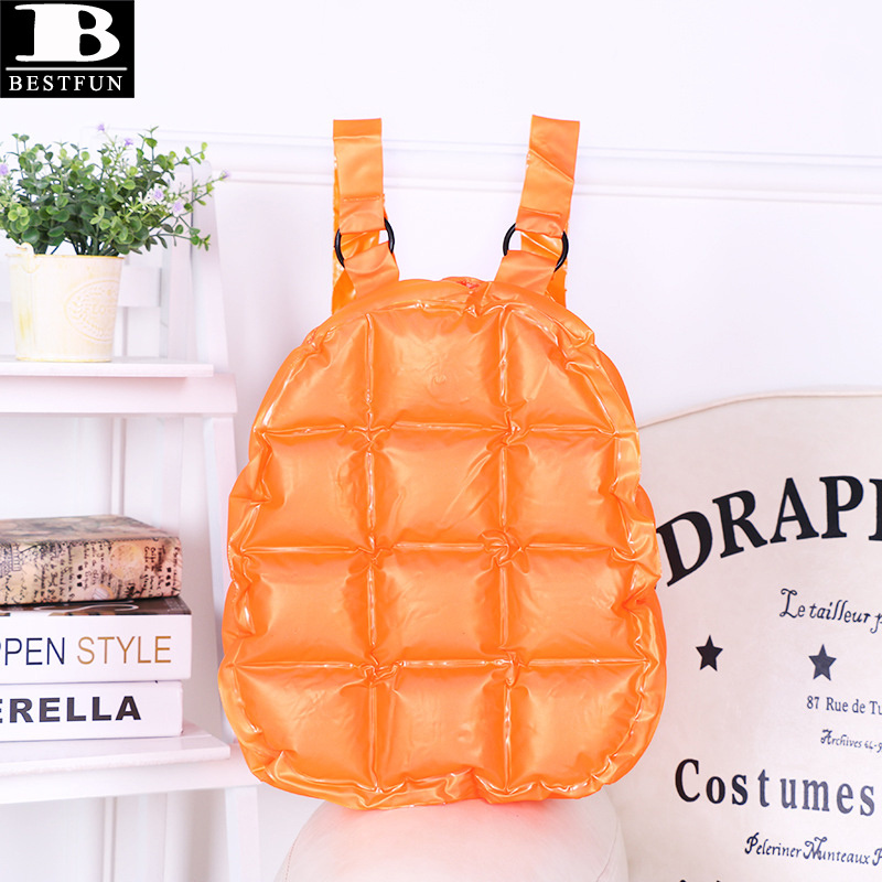 customized PVC beach bag waterproof inflatable children's backpack boy girl backpack summer outdoor supplies swimming pool bag