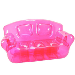 High quality inflatable bubble sofa transparent inflatable beach chair durable inflatable pink chesterfield sofa furniture