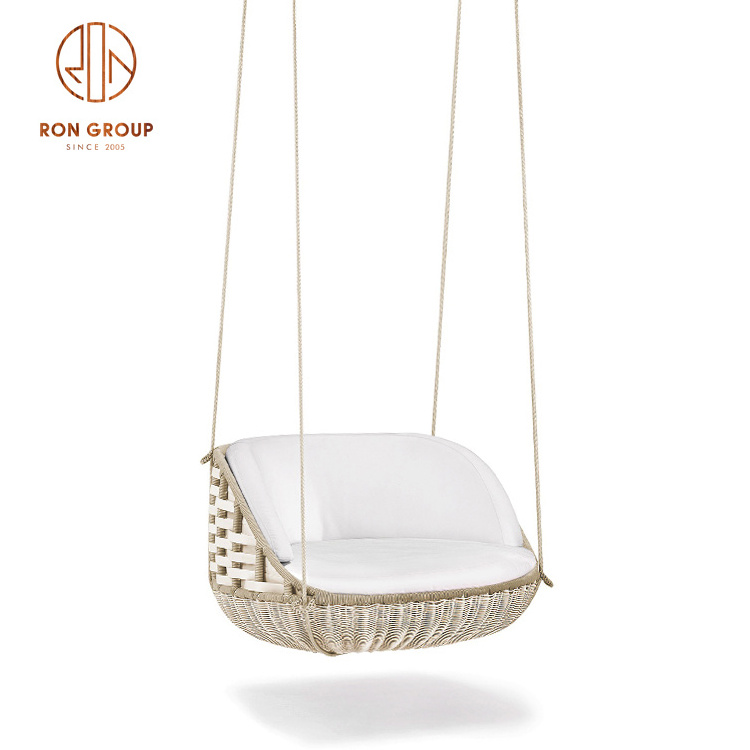 High Quality Wholesale Outdoor Garden Furniture Single Seating Tree Reclining Rattan Chairs Hammock Swing Egg Patio Chair