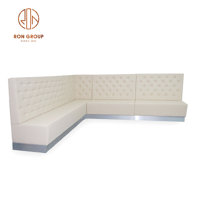 Restaurant furniture Supplies Commercial Sofa Bench 2022 Wholesale Coffee Leather Sofa Restaurant Booth Sofa Seating Cushions