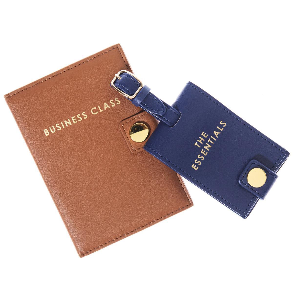 2023 Mr and Mrs Personalized Luggage Tag Pu Leather Custom Logo Passport Holder Set