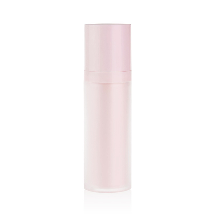 HOT sale cosmetics packaging pink lotion bottle 120ml skin care acrylic pump bottle