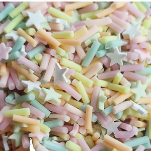 Factory Clay Polymer Sprinkles tinsel confetti for fake cake or slime decoration