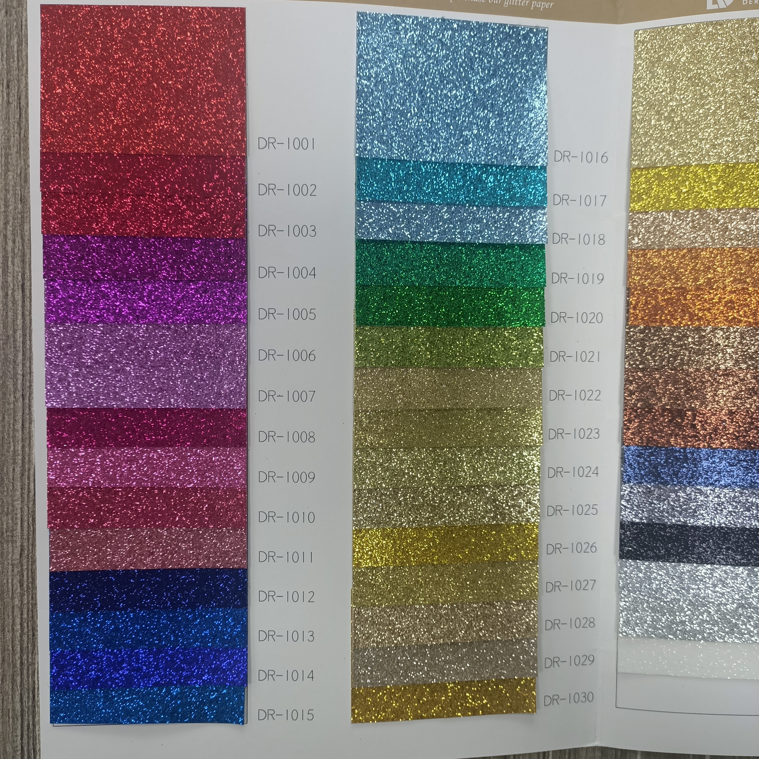 Craft glitter  scrapbook glitter paper sheet and glitter wallpaper roll