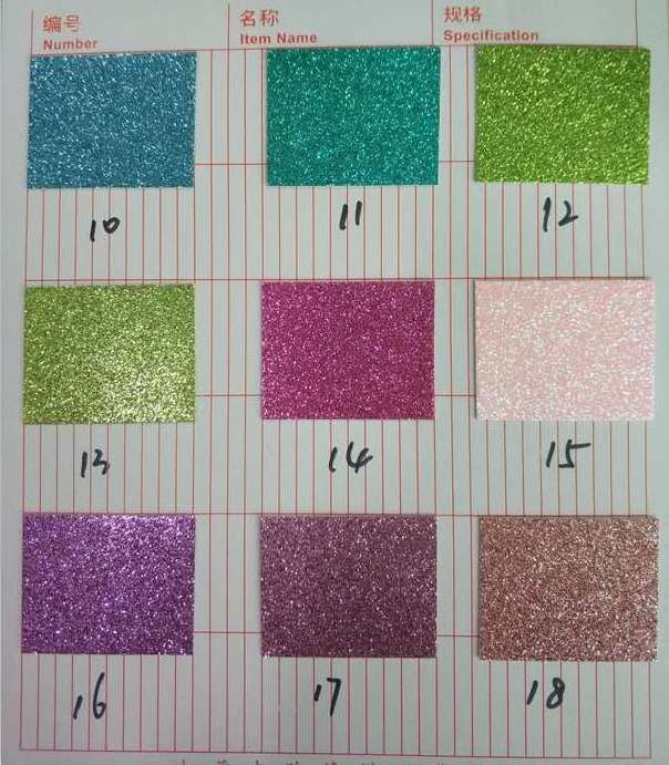 Wholesale new product adhesive Multi color DIY Scrapbook glitter paper