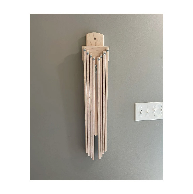 Wooden Ladder Mount Holds  Handmade Wall Mount Clothes Drying Rack