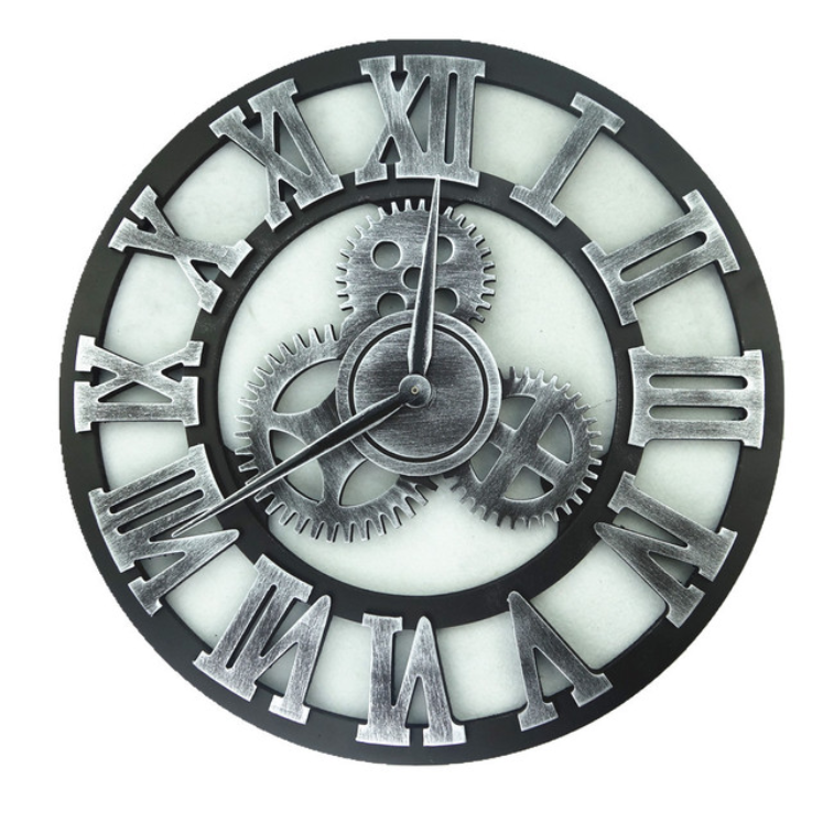 High quality wall clock roman numeral retro wall clock