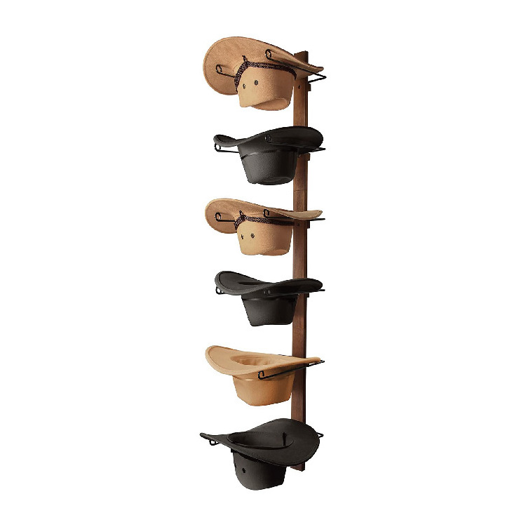 Metal  Wall Storage Hat Holder Organizer Cowboy Hat Rack