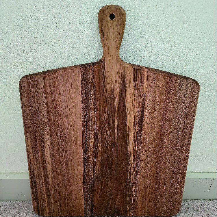 Acacia Wood Cutting Board and Chopping Board with Handle for Charcuterie in 1