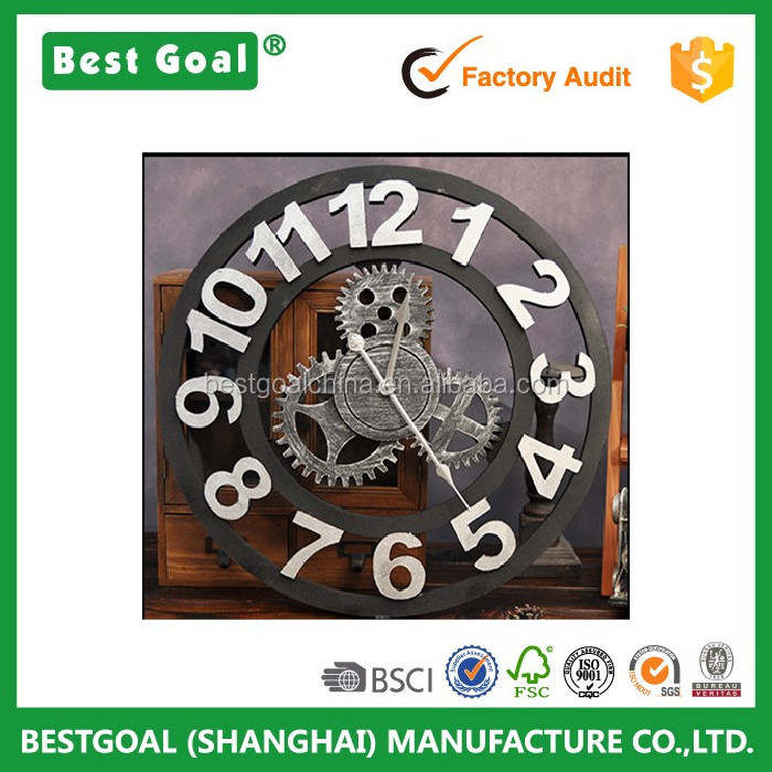 High quality wall clock roman numeral retro wall clock