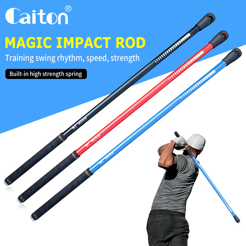 Golf Oem Caiton Swing Trainer Magic Impact Swing Practice Stick Warm Up Golf Trainer Golf Training Aids