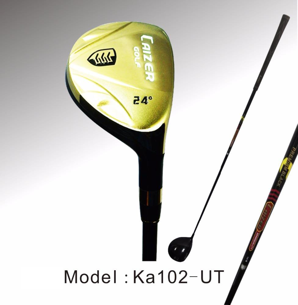 2023 Hot Selling Caiton Gold Color Golf Driver Custom Golf Wood Head China Factory Wholesale Golf Club Ka102-1