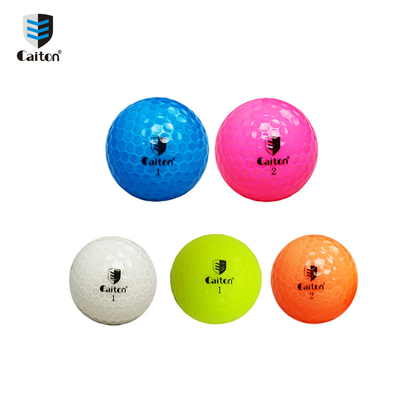 Crystal Colorful 2 Piece Tournament Golf Balls