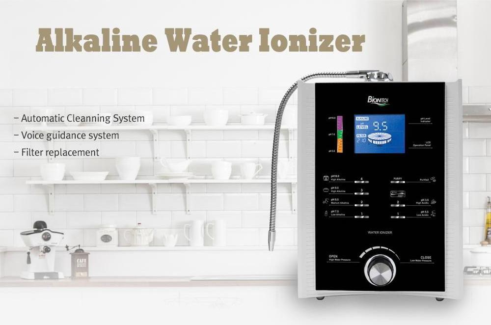 Alkaline Water Ionizer with Single Filter BTM207D / Made in South Korea, CE Approval, 5 and 7 Plates