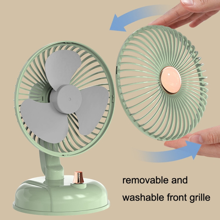 New Retro Shaking Head Small Fan rechargeable Desktop USB Charging Fan Student Home Office mini Portable Electric Fans