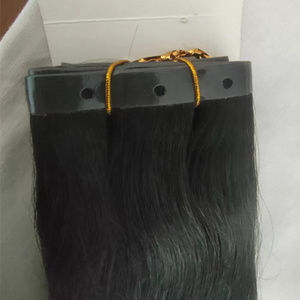 Top Quality Hole weft Pu Seamless Invisible Physical Tape Hair Skin Weft Double Drawn Extensions With Small Hole Virgin Weft Hai