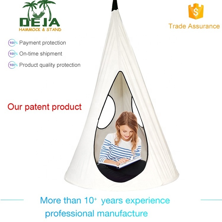 Kids Nest Swing Chair Hanging Seat Hammock for Indoor Outdoor Use