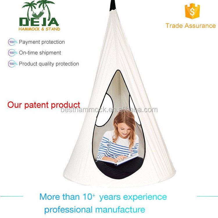 Kids swing bed round Nest Swing Chair Hanging Seat Hammock for Indoor Outdoor Use