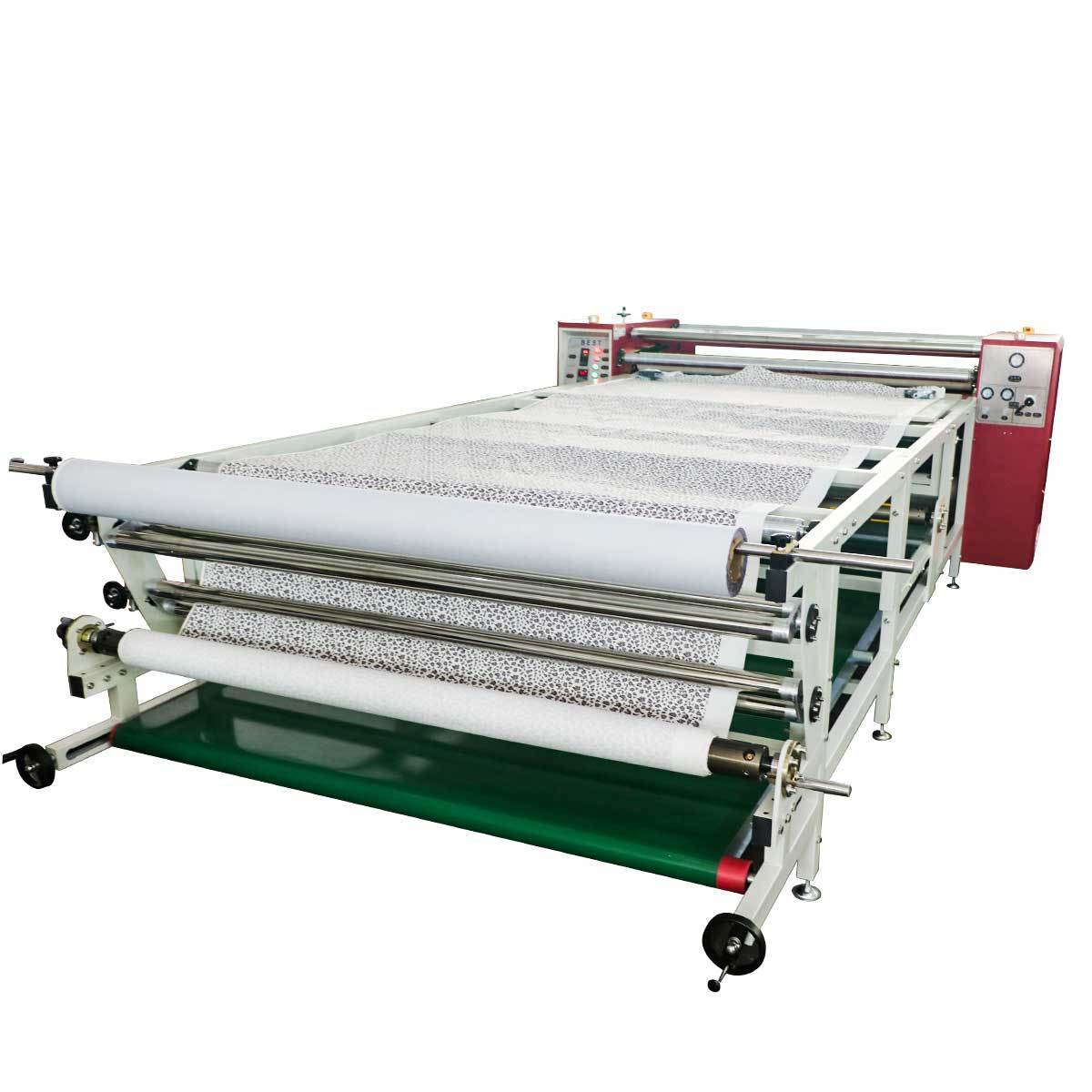 Oil Drum Large Format Rotary Heat Transfer Printing Machine for Roll Fabric