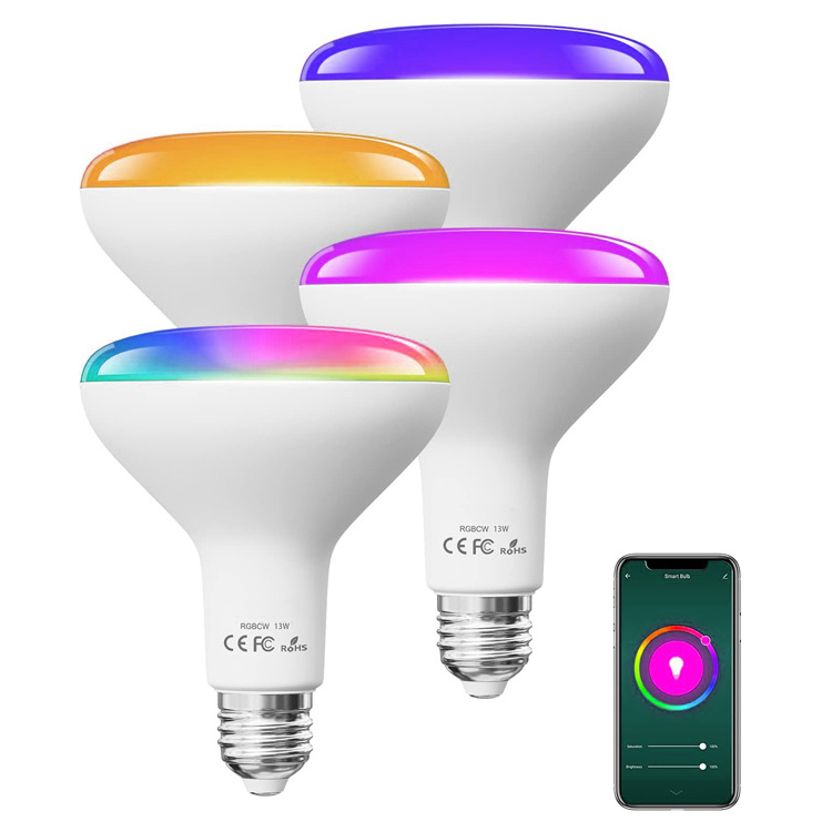 Color Changing WIFI Voice Control Smart Light Bulbs