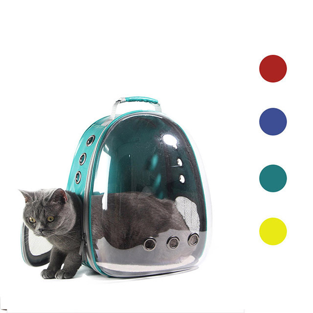 Breathable Transparent Dog Carrier Bag Pet Travel Backpack