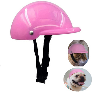 6inch Pet Helmet, Dog Cat Safety Ridding Cap Motorcycle Bike Hat, Soft Padded Sun Rain Protection