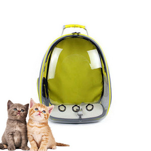 Breathable Transparent Dog Carrier Bag Pet Travel Backpack