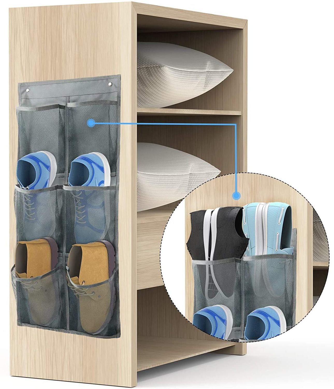 Wall mounted shoe rack can accommodate shoe rack with adhesive suspension support door shoe hanger