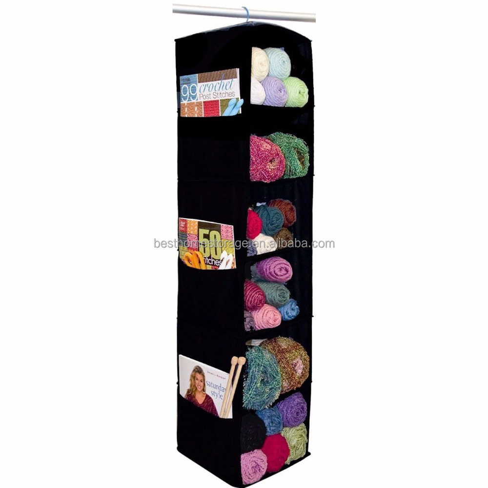 Colourful kids clothes hanging closet organizer