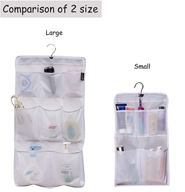 Hanging jewelry  hanging Nylon Mesh Waterproof Pocket Organizer Over the Door Storage