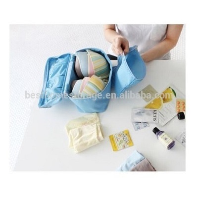 Portable Lingerie Case Travel Organizer Underwear Packaging Bags Protect Luggage Bra Pouch Waterproof Bra Storage Bag