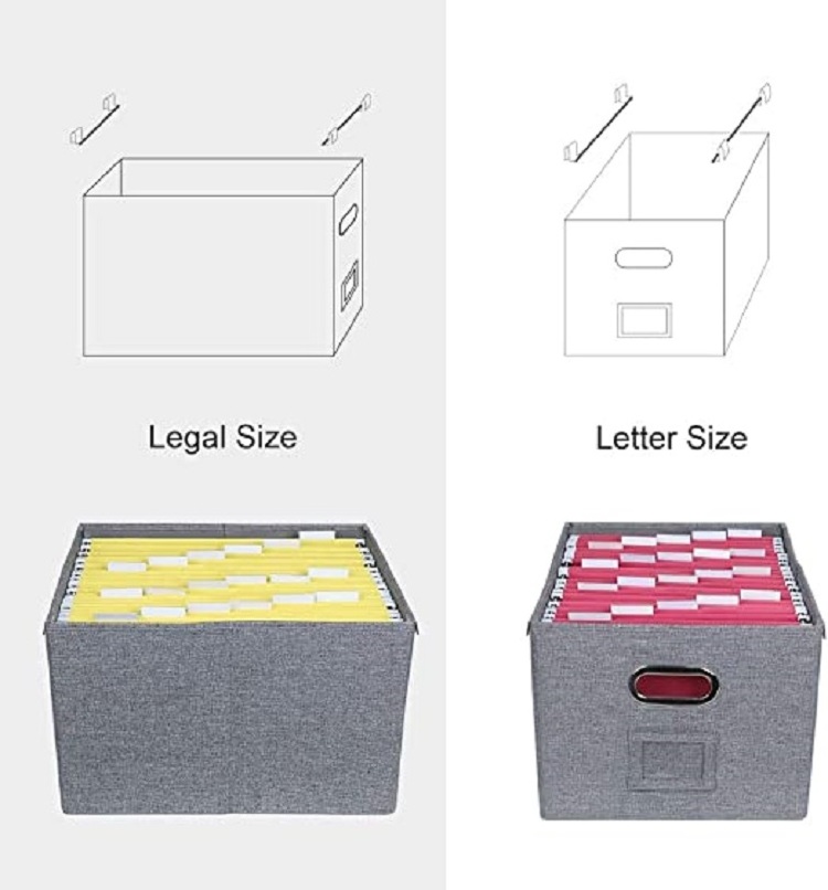 wholesale home storage & organization Drawer box folding storage organizer fabric organizer