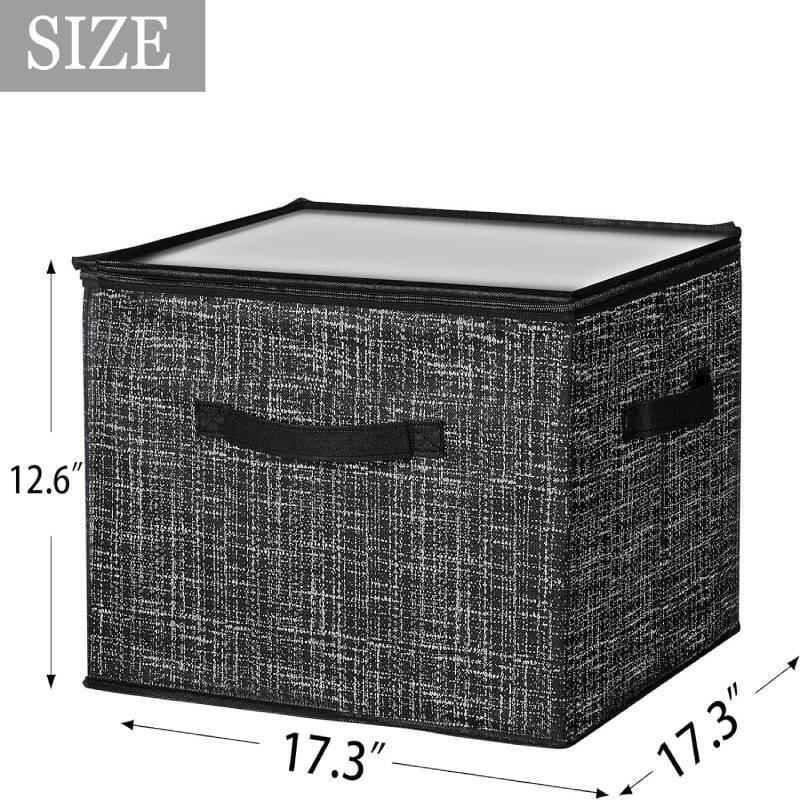 Shoe Storage Organizer for Closet - Clear Window&Adjustable Dividers, Shoe box for Wardrobe/RV/Underbed/Entryway, Storage Box fo