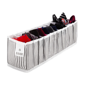 Closet Underwear Drawer Organizer with Foldable Compartments for Clothing, Tshirt, Towels, Underwear