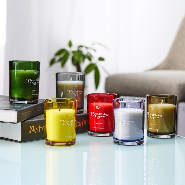 Factory directly sale 220g home spa relaxing scented candles manufacture