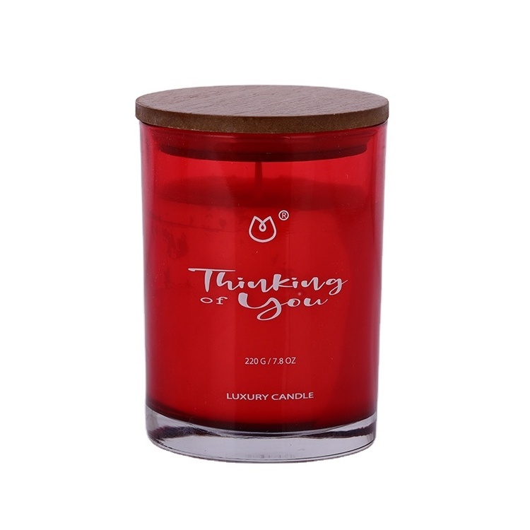 Factory directly sale 220g home spa relaxing scented candles manufacture