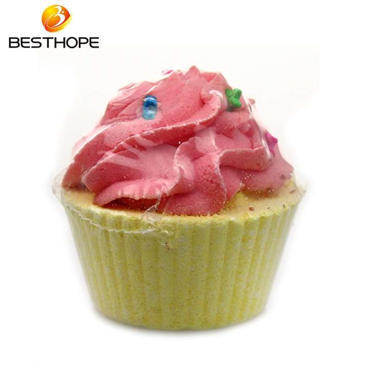 Hot selling new design best small cupcake bathbomb manufacturer