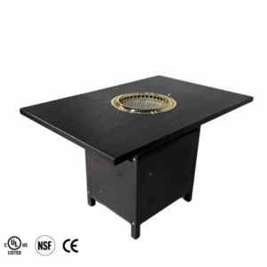 Korean BBQ Fire Stone Smokeless Korean bbq grill table  Yakiniku Table