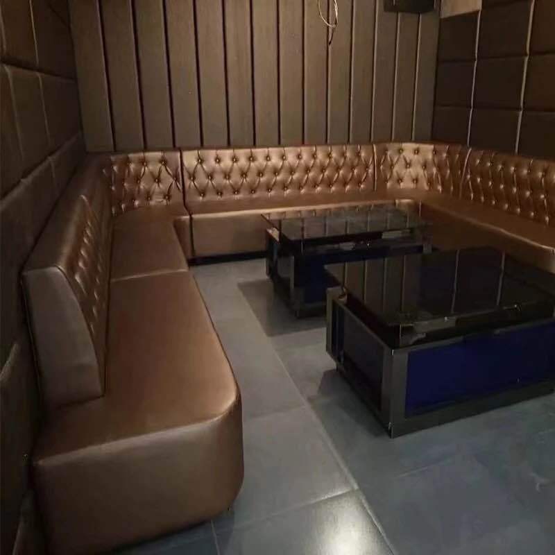 U-Shape Night Club KTV Karaoke Restaurant Sofa,Hookah Lounge Furniture