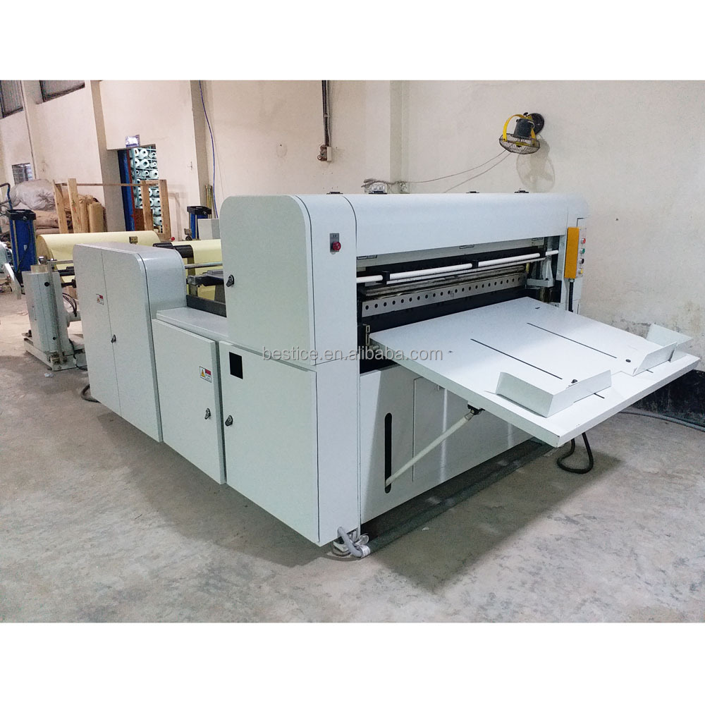 Automatic roll to sheet A3 A4 paper cross cutting making machine