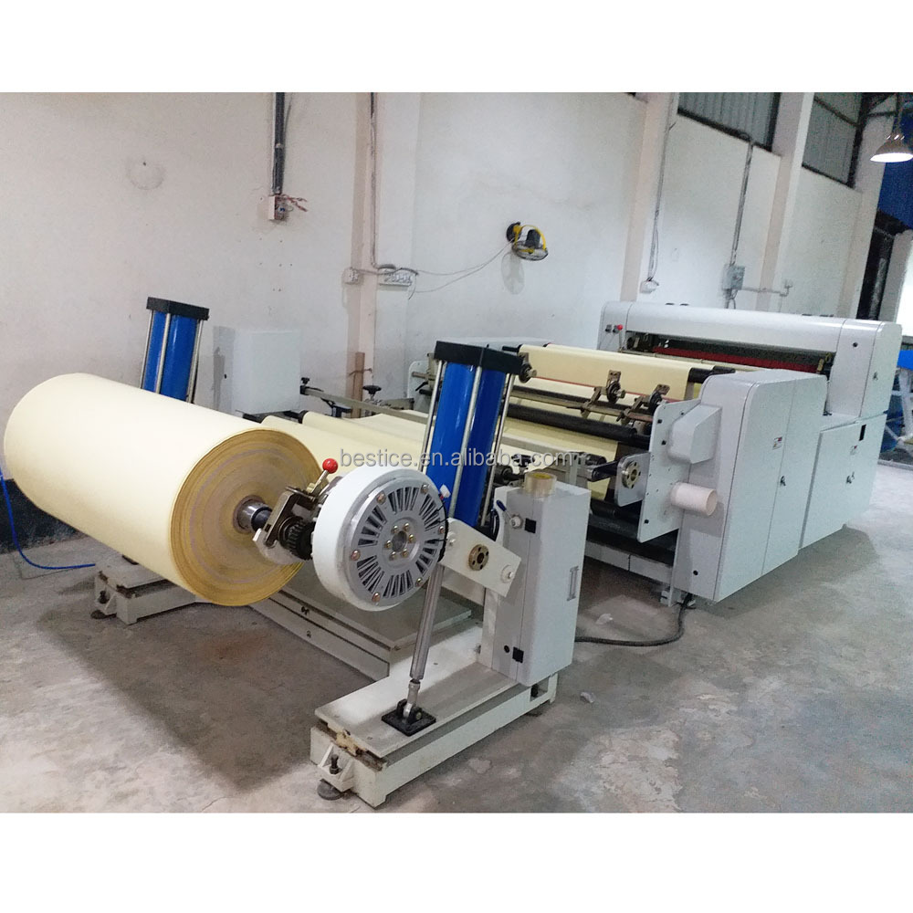 Automatic roll to sheet A3 A4 paper cross cutting making machine