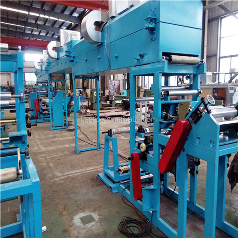 Small BOPP Plastic Film Coating Tape Making Machine