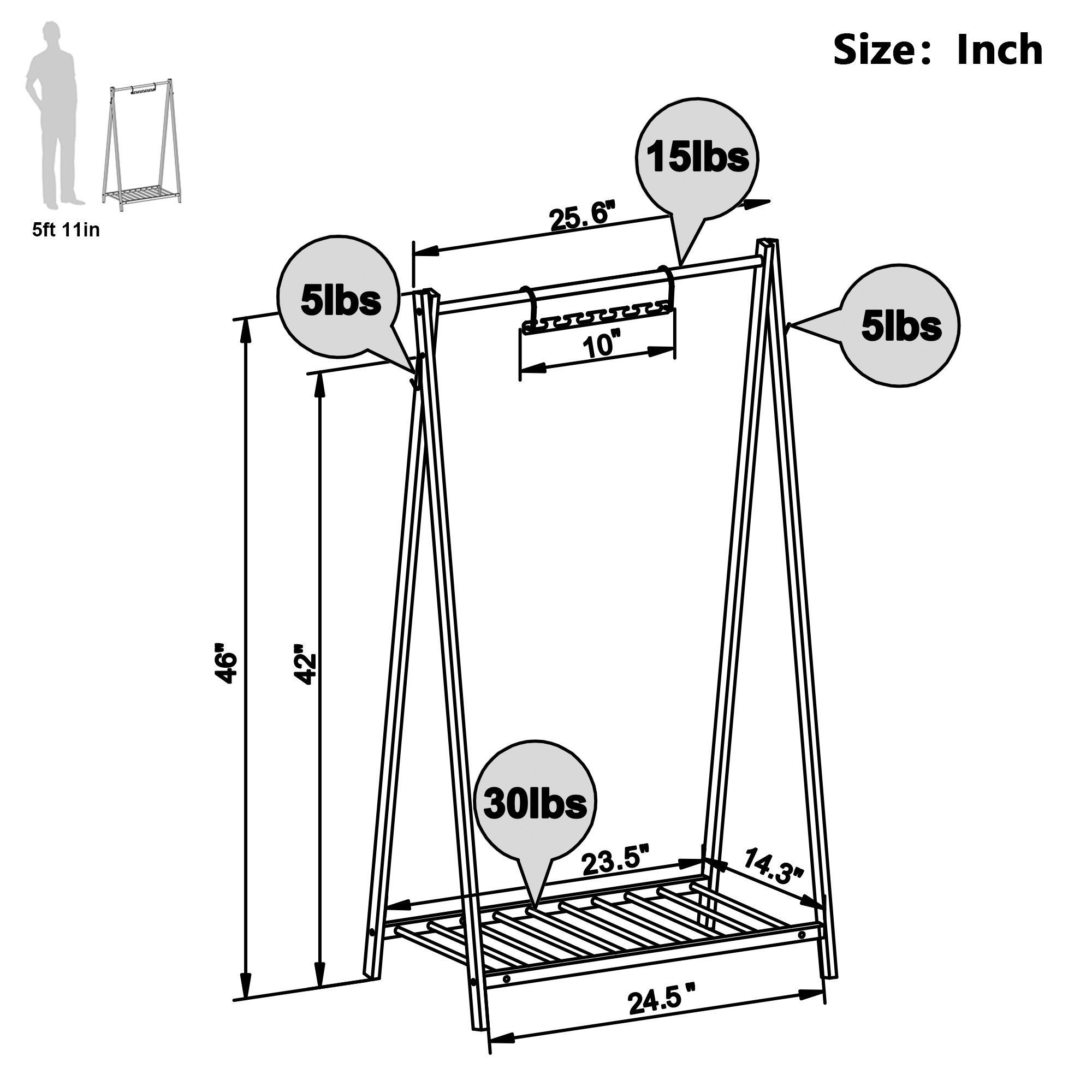 Simple Clothes Rack Hanger Kids Garment Rack with Storage Shelf Steel Costumes Clothes Hanging Rack For Laundry Drying Clothes