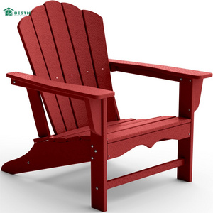 New Arrival Plastic Teak Adirondack Chair Resin Folding Adirondack Chair