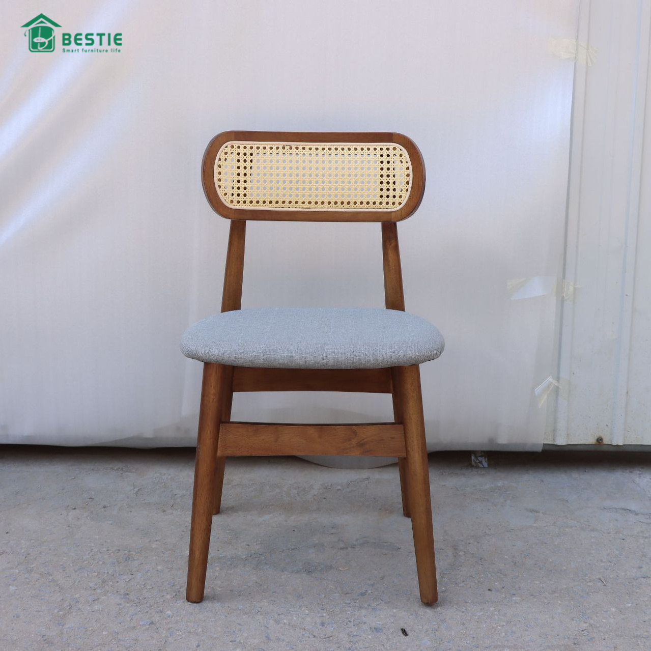 Vintage Style Bentwood Stackable Chair Wooden Crossback Chair Restaurant Bistro Crossback Dining Chair