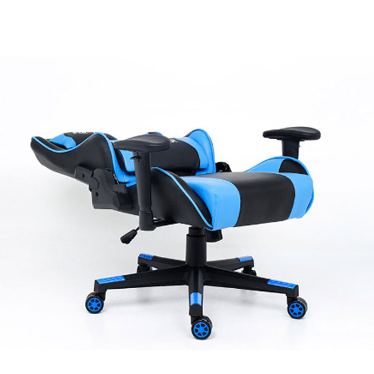 Hot Sale Racing Computer Reclining Leather Ergonomic Chair For Games With Footrest