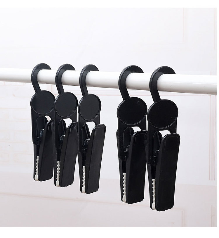 Wholesale High-Top Women's Leather Shoes Show Rack Manufacturers' Plastic Boot Clip Shoe Hanger